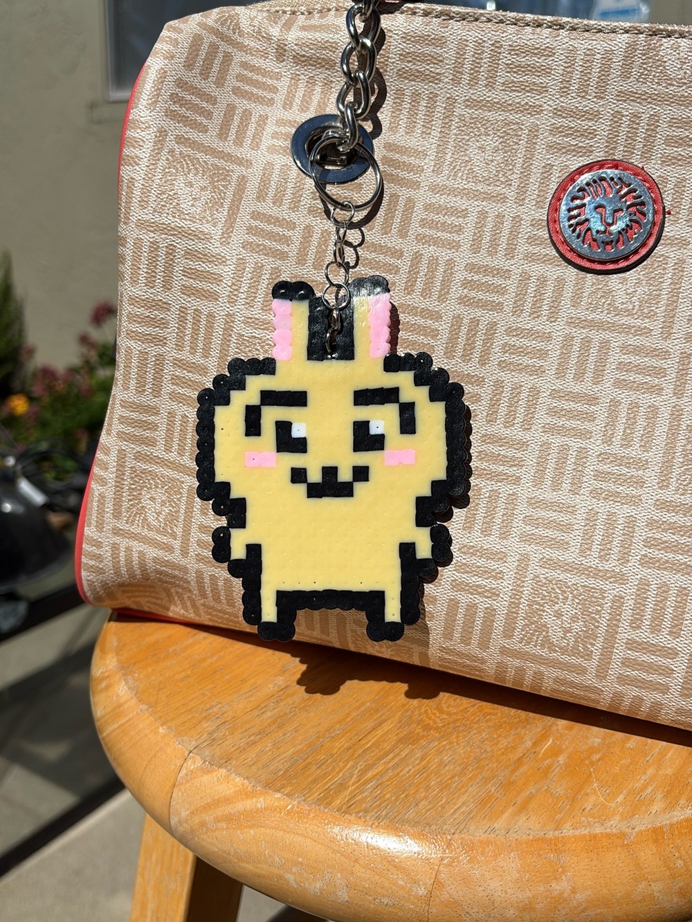 Sanrio Yellow & Pink Bunny Keychain | Usagi